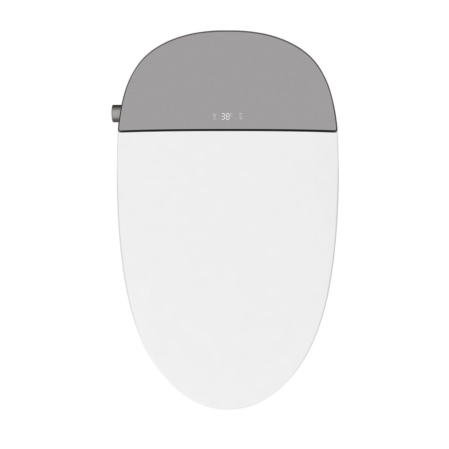 Modern Smart Toilet with Bidet Built in, Elongated Heated Toilet Seat with Tank, Instant Warm Water&Air Dryer, Detachable Nozzle, Foot Sensor Open/Close Lid, Auto Flushing (Standard)