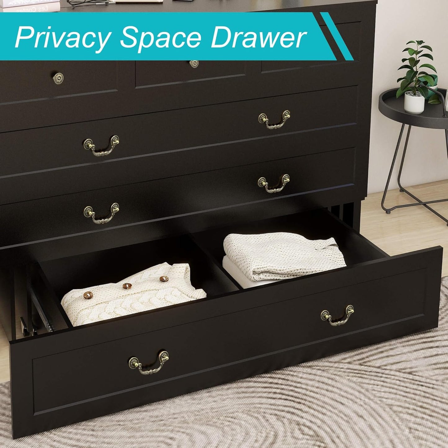 Murphy Bed Cabinet with Drawer Includes Storage Cabinet, MFC-7 Murphy Bed Twin Suit for Home Office or Small Room, Murphy Bed Full with Charging and USB Port, Black Twin Murphy Bed Cabinet Bed
