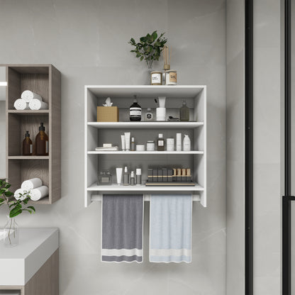 Closet Organizer System: Wall Mounted Closet Organizers and Storage Walk in Closet System Closet Rack and Shelving Modern Closet Storage for Bedroom 31.49''W x 16.04''D x 31.49''H